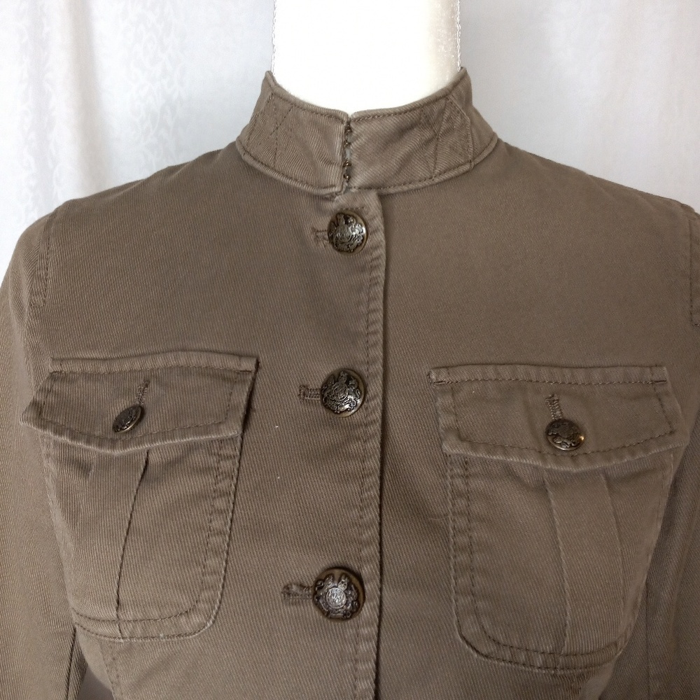 BANANA REPUBLIC Utility Jacket Sz 00P - Picture 2 of 10